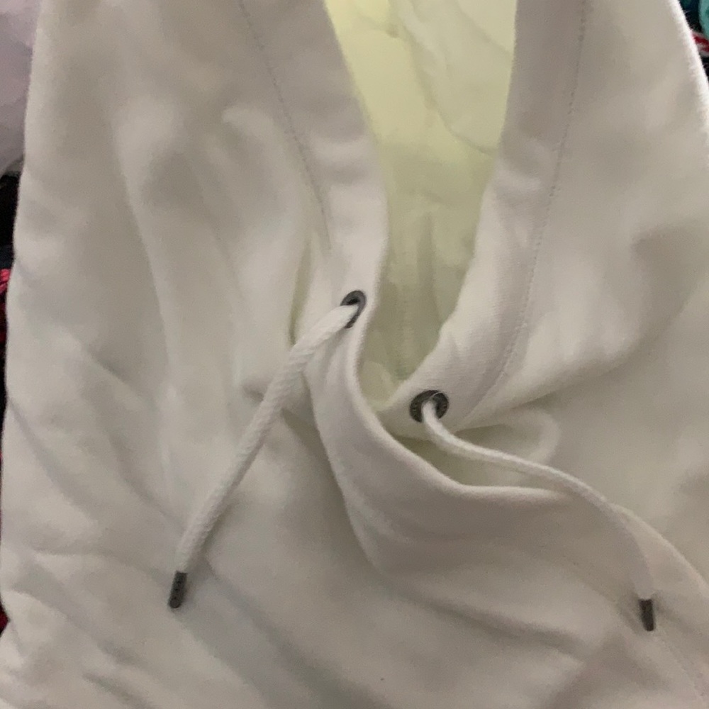 Women’s Nike hoodie / white and rose gold